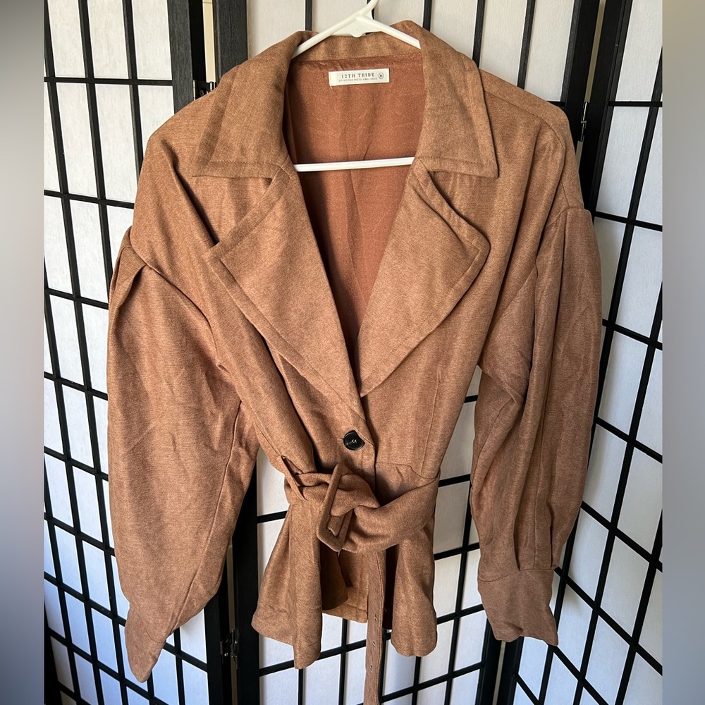 NEW, never worn, bell sleeve style blazer jacket.